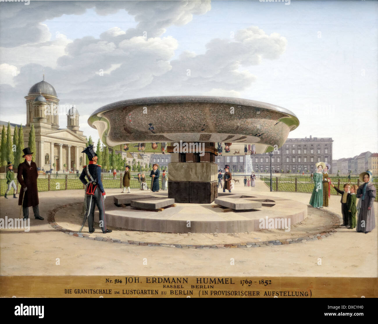 Johan Erdmann Hummel The Granite Bowl at the Lustgarten in Berlin