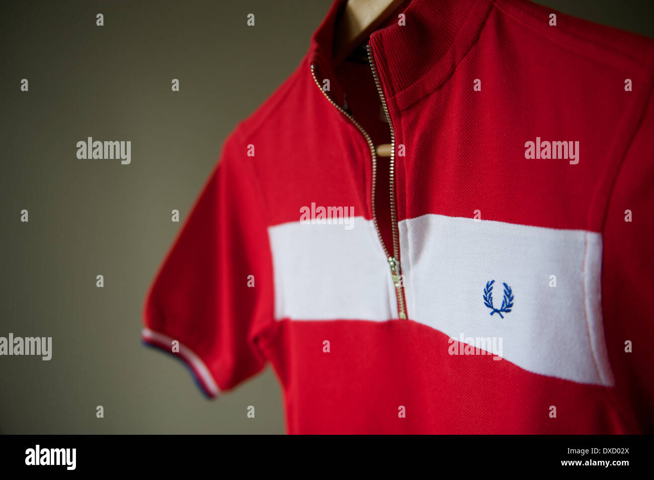 bradley wiggins fred perry cycling top Stock Photo - Alamy