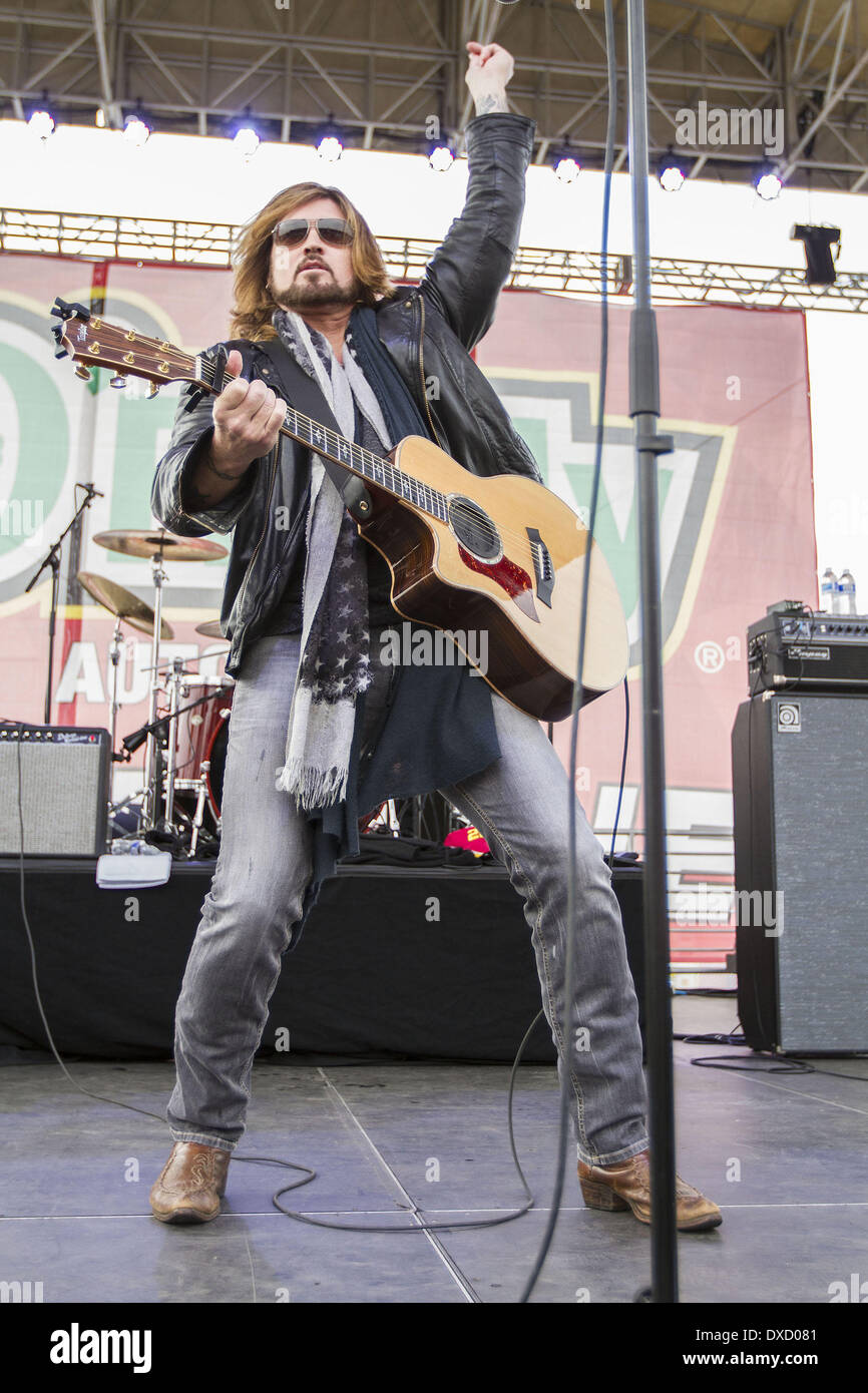Fontana, California, USA. 23rd Mar, 2014. Musician BILLY RAY CYRUS ...