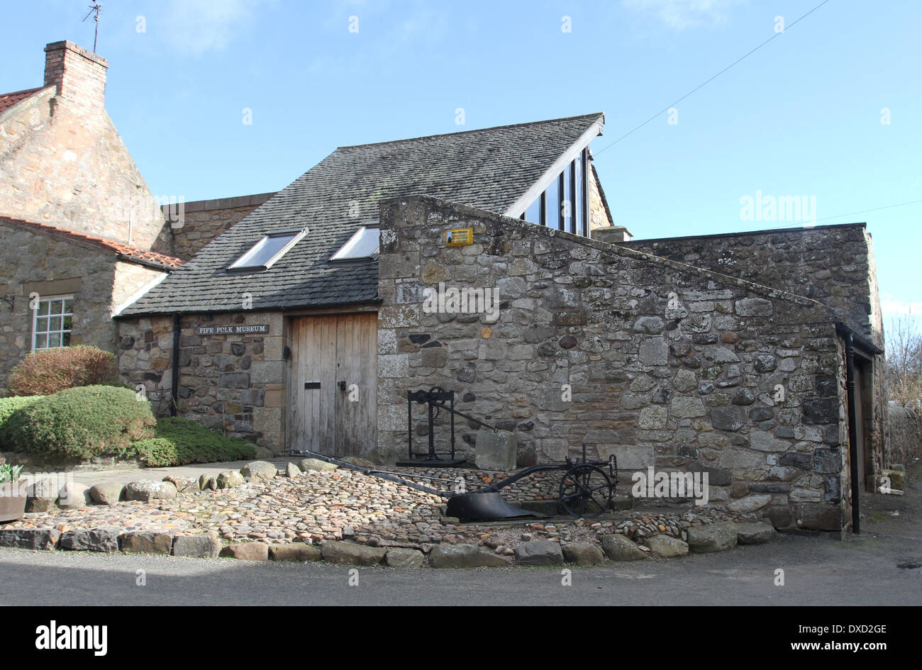 Exterior of Fife Folk Museum Ceres Scotland March 2014 Stock Photo Alamy