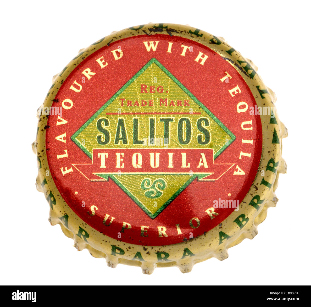 Beer bottle cap - Salitos Tequila (Germany) Stock Photo