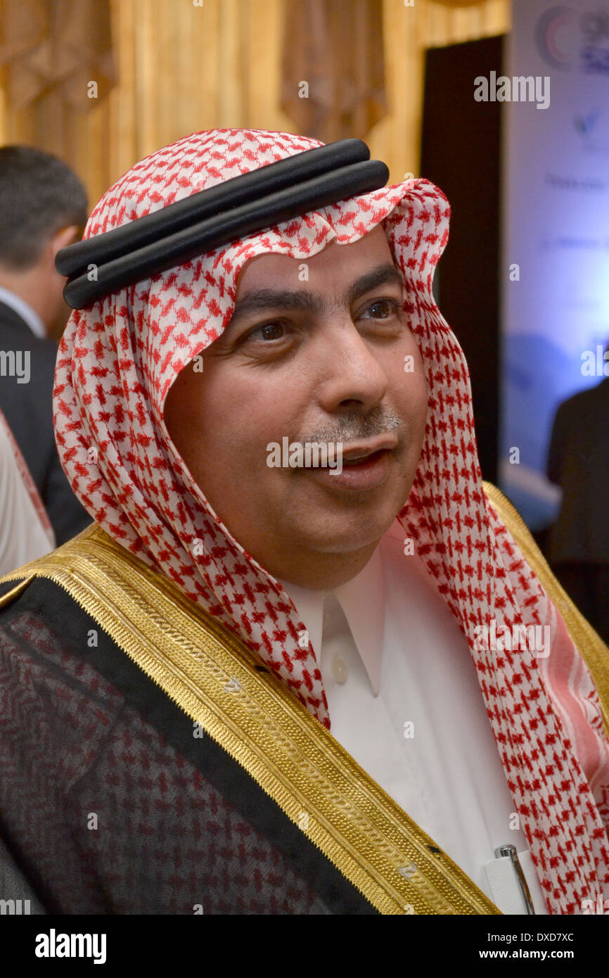 HH Prince Dr Turki Saud Mohammed Al-Saud, Vice President for Research Institutes at King Abdulaziz City for Science and Tech. Stock Photo
