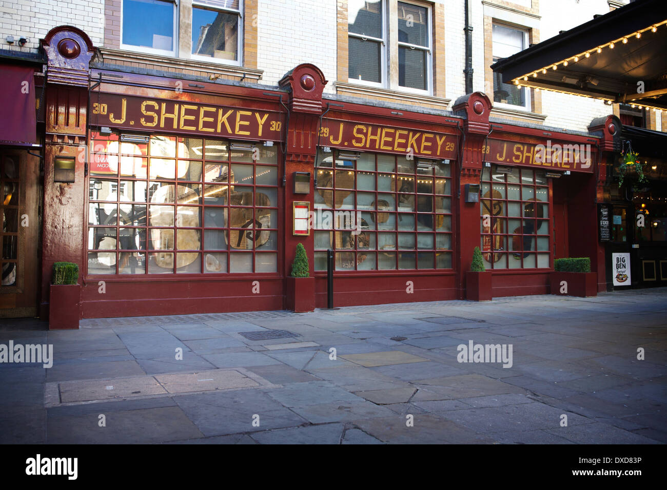 J Sheekey (fish and seafood restaurant), Martin's Court, Central London