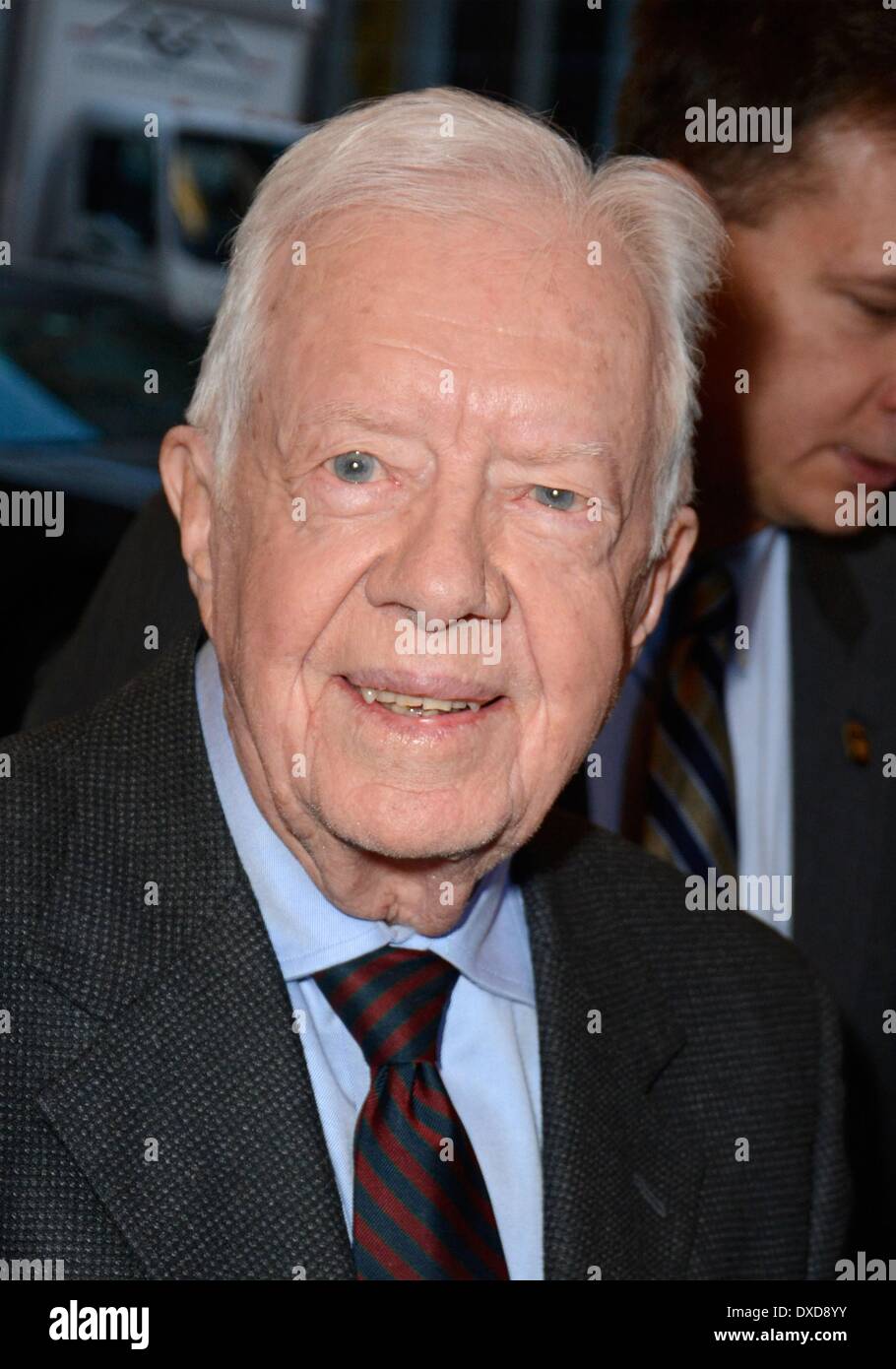 New York, NY, USA. 24th Mar, 2014. Jimmy Carter at talk show appearance ...