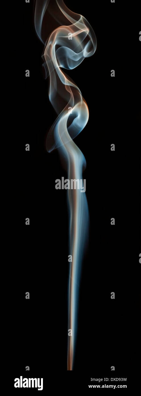 color abstract smoke isolated black background Stock Photo - Alamy
