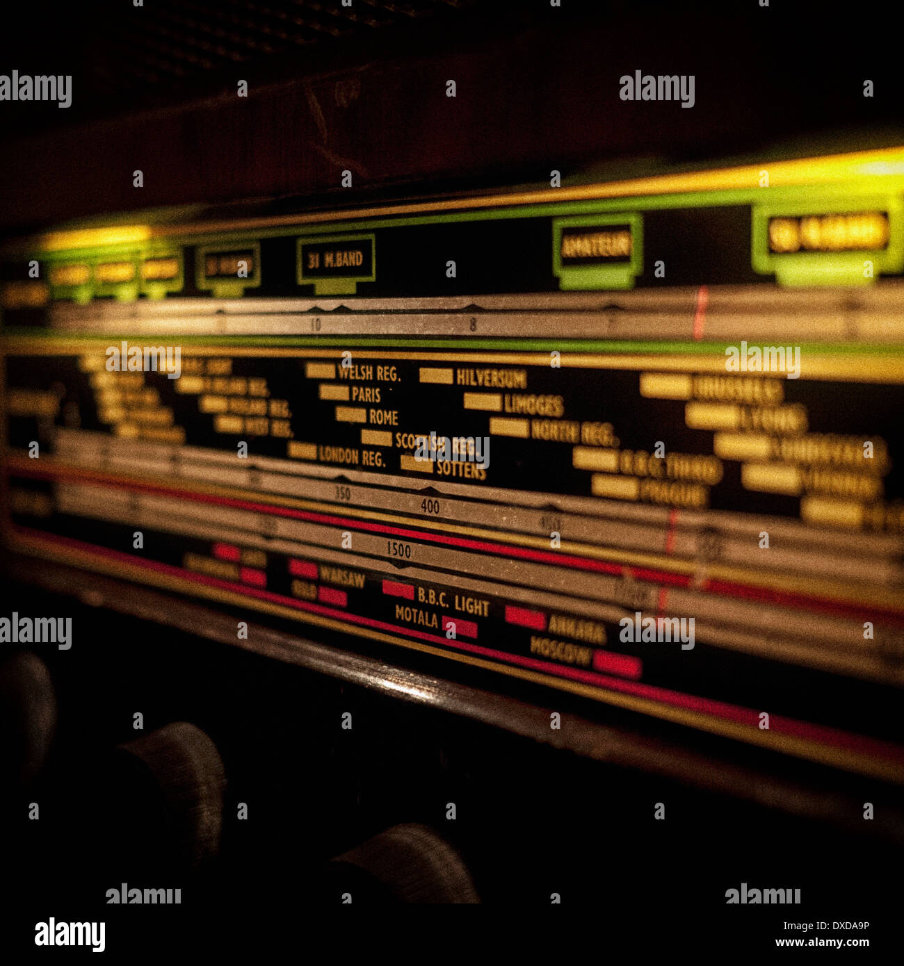 Tuning radio station High Resolution Stock Photography and Images Alamy