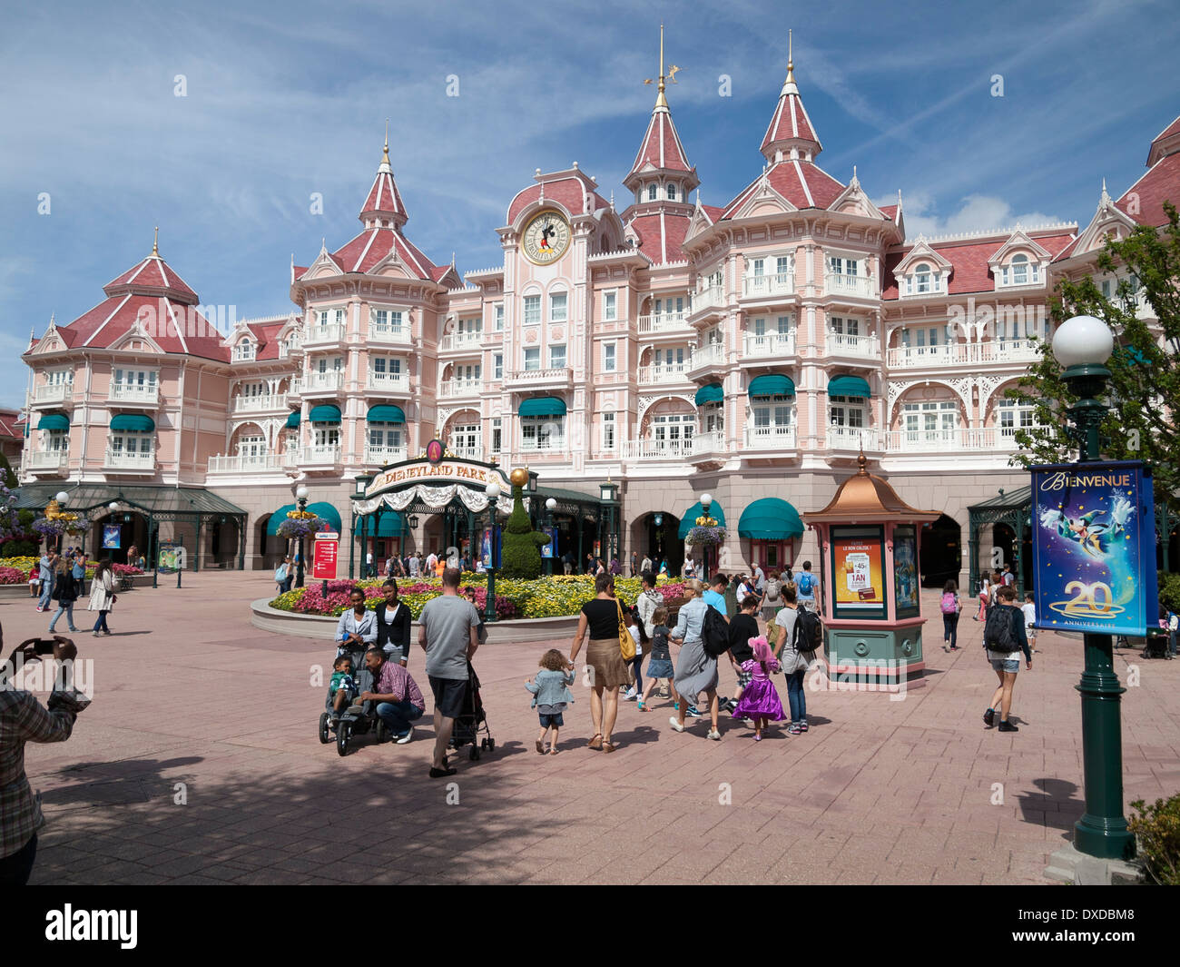 Disneyland Hotel and Disneyland Paris, France Stock Photo