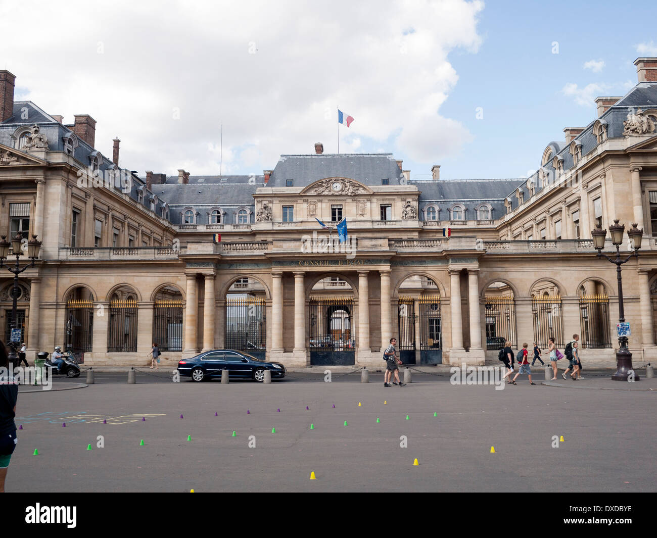 Conseil D'Etat, Palais Royal, Paris France Stock Photo