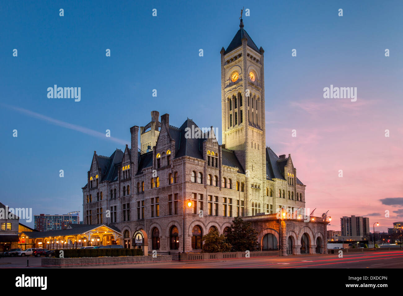 Union Station restored train station, now a luxury hotel, Nashville