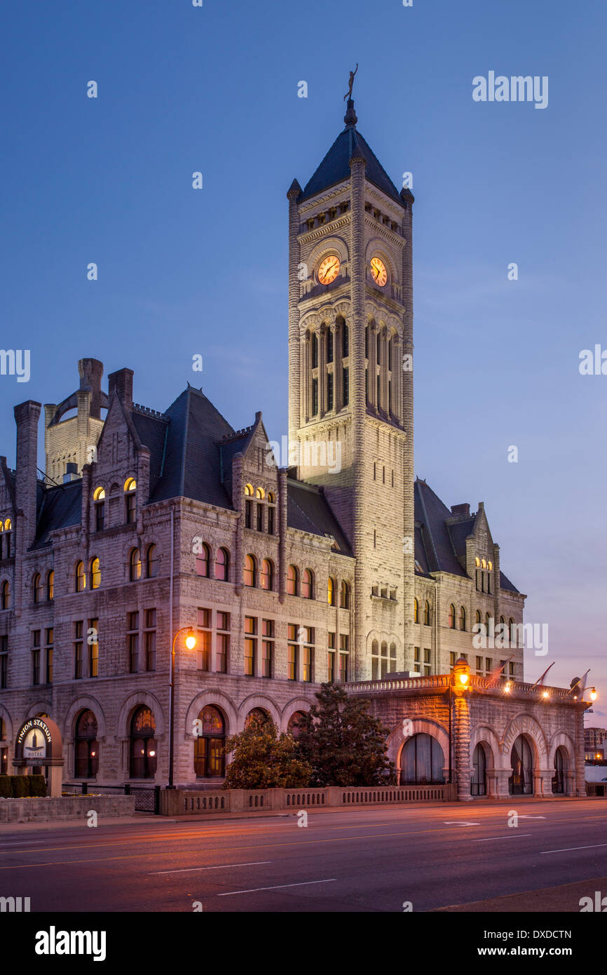 Union Station restored train station, now a luxury hotel, Nashville
