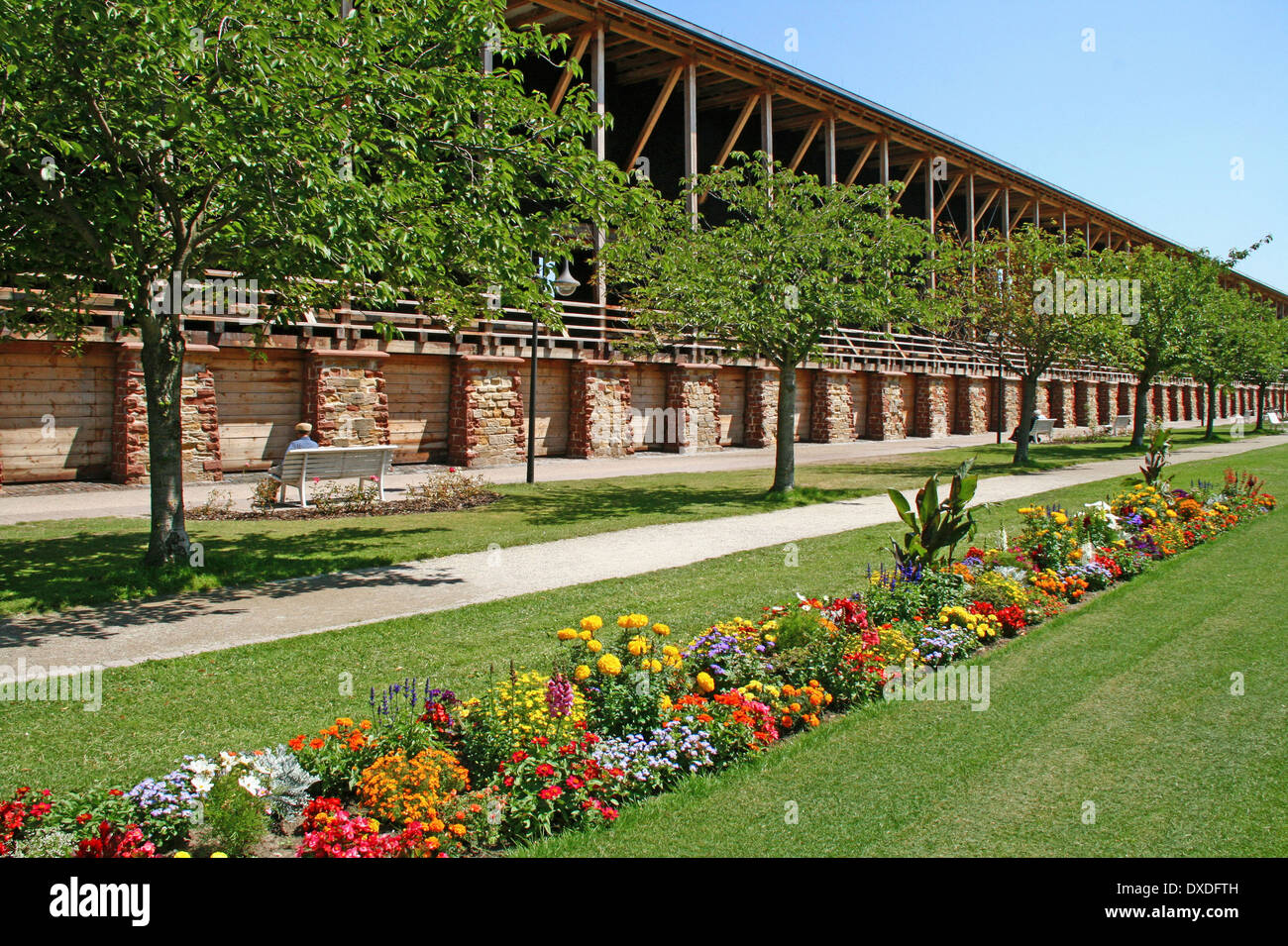 Spa gardens, Bad Durkheim Stock Photo - Alamy