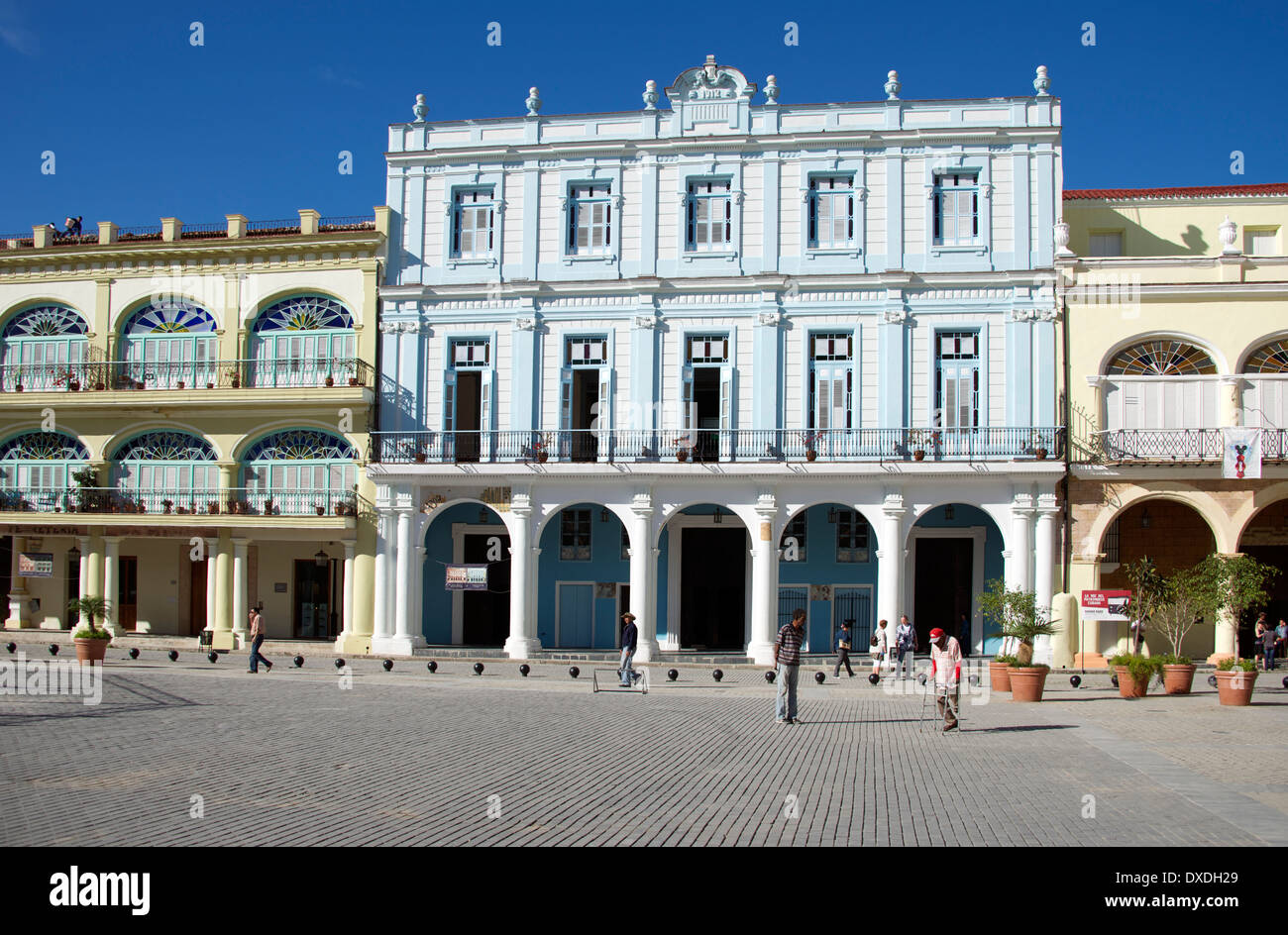 Plaza Viejo Historic Centre Old Havana Cuba Stock Photo
