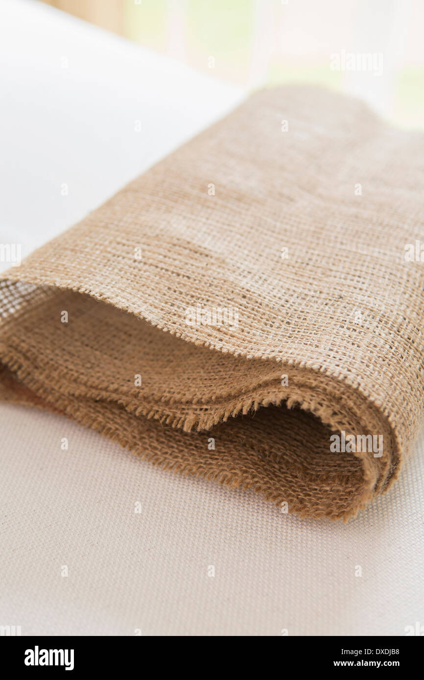Burlap cloth fray hires stock photography and images Alamy