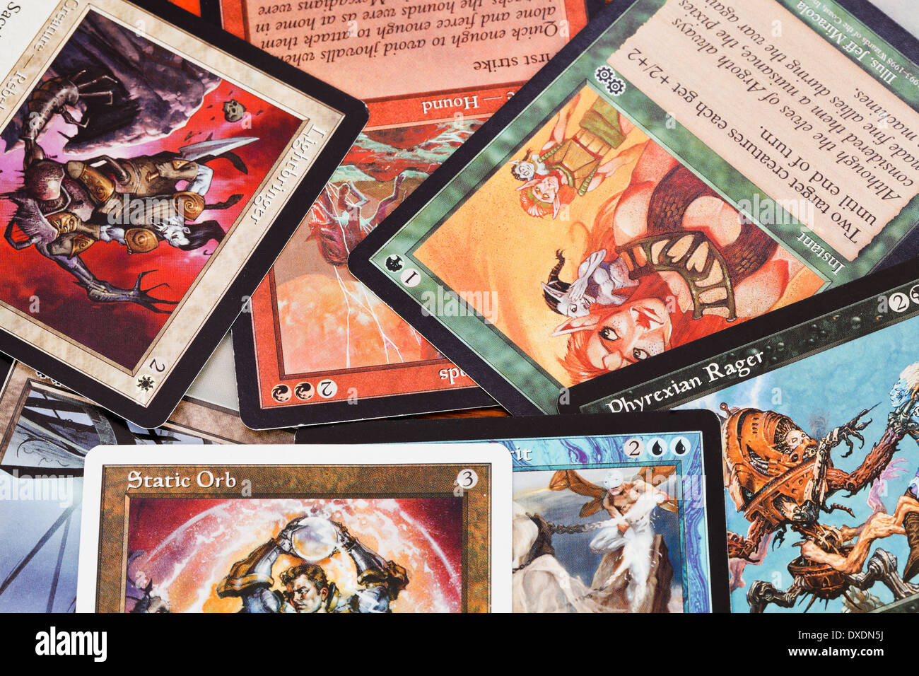 Magic the gathering card cards hi-res stock photography and images - Alamy
