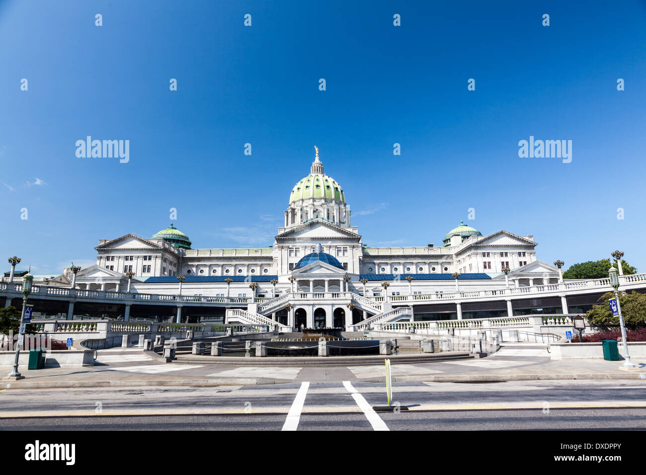 Pennsylvania State House & Capitol Building, Harrisburg Stock Photo