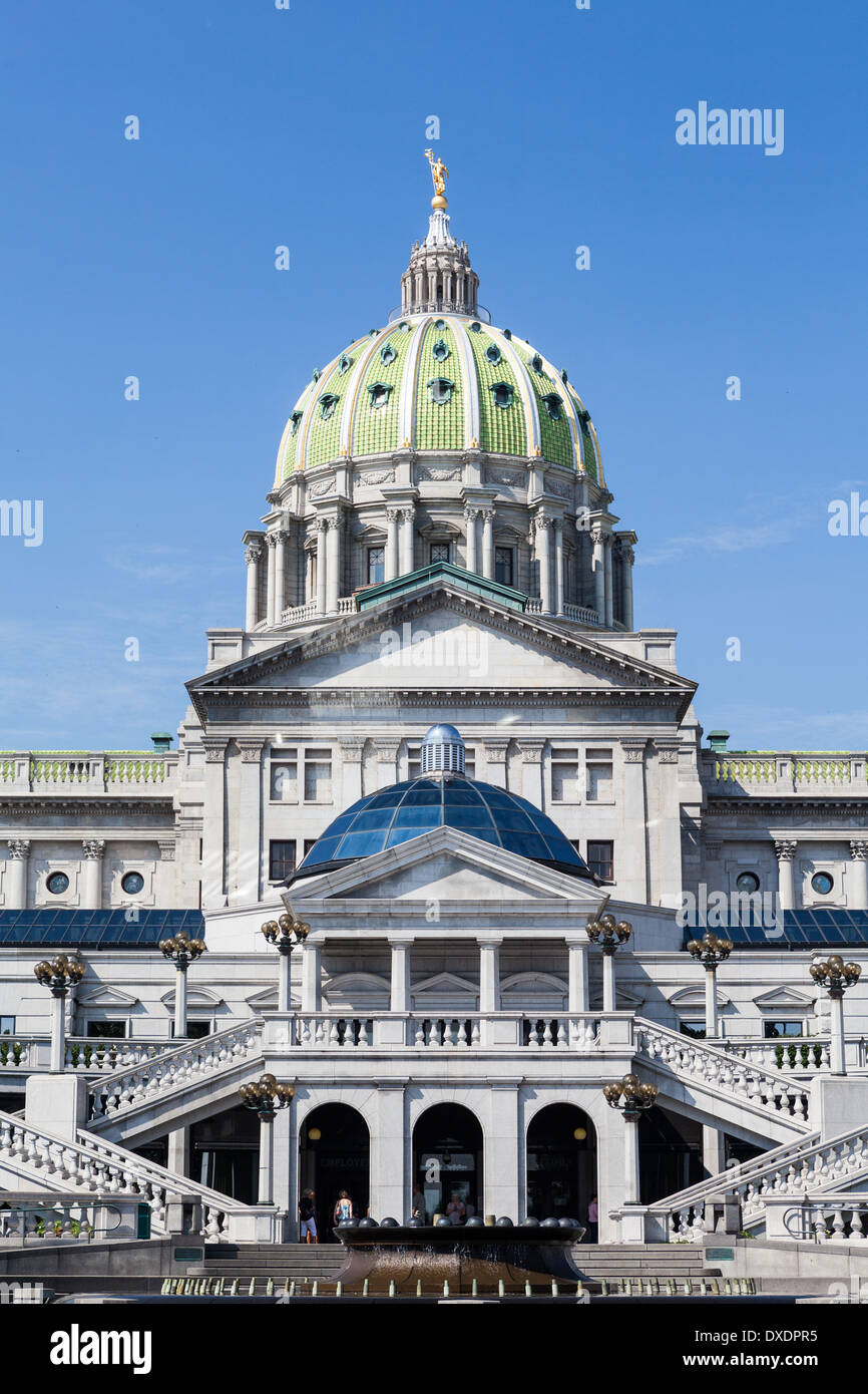 Pennsylvania State House & Capitol Building, Harrisburg Stock Photo