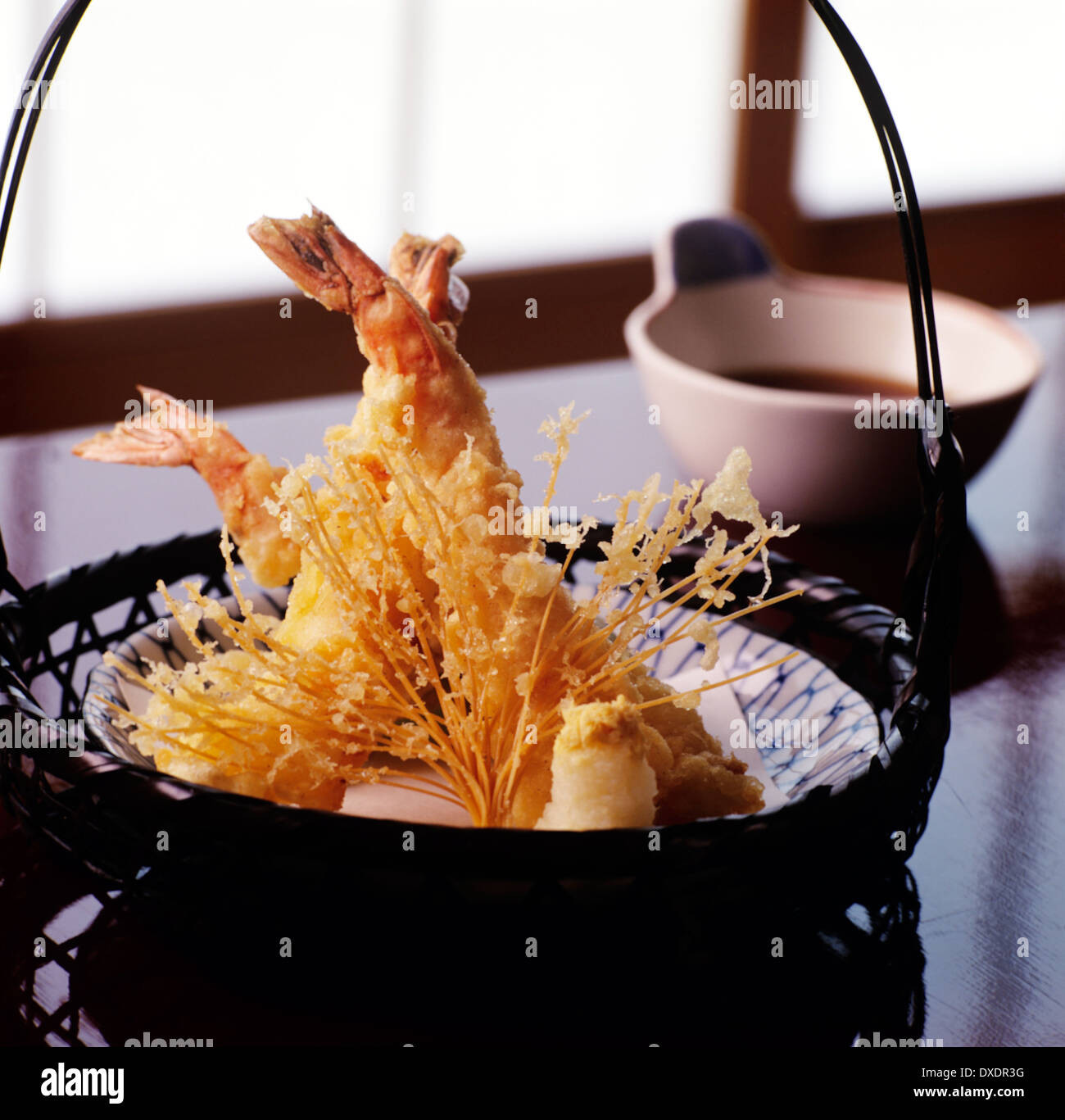 Asian cuisine, Japanese shrimp tempura Stock Photo - Alamy