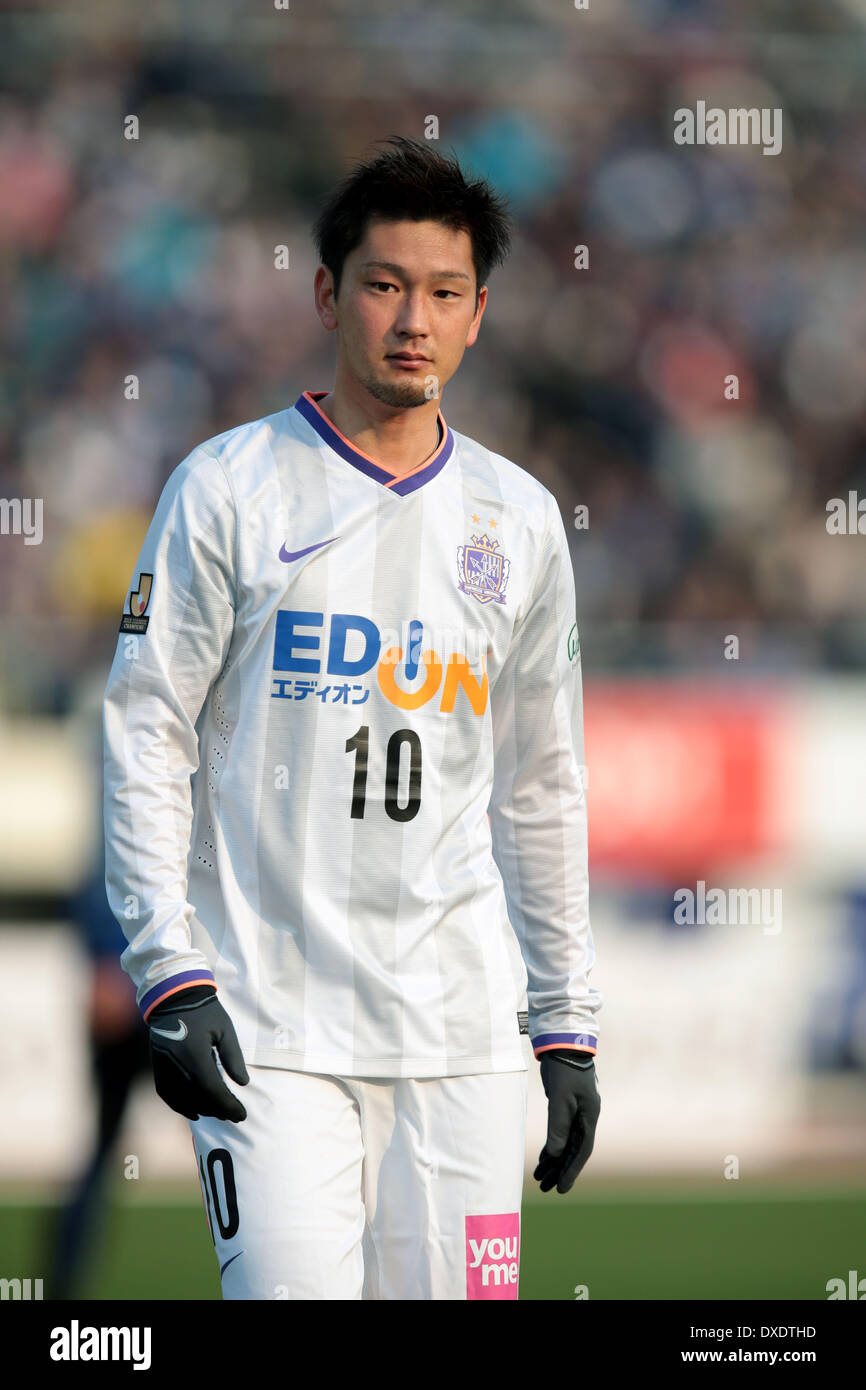 Osaka Japan 23rd Mar 14 Yojiro Takahagi Sanfrecce Football Soccer 14 J League Division 1 Match