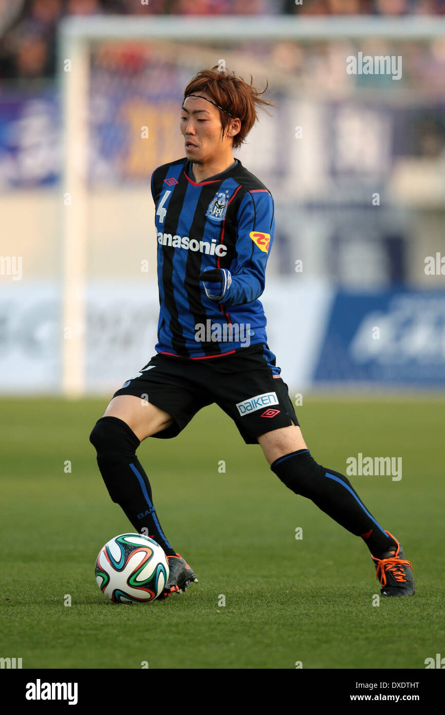 Osaka Japan 23rd Mar 14 Hiroki Fujiharu Gamba Football Soccer 14 J League Division 1 Match