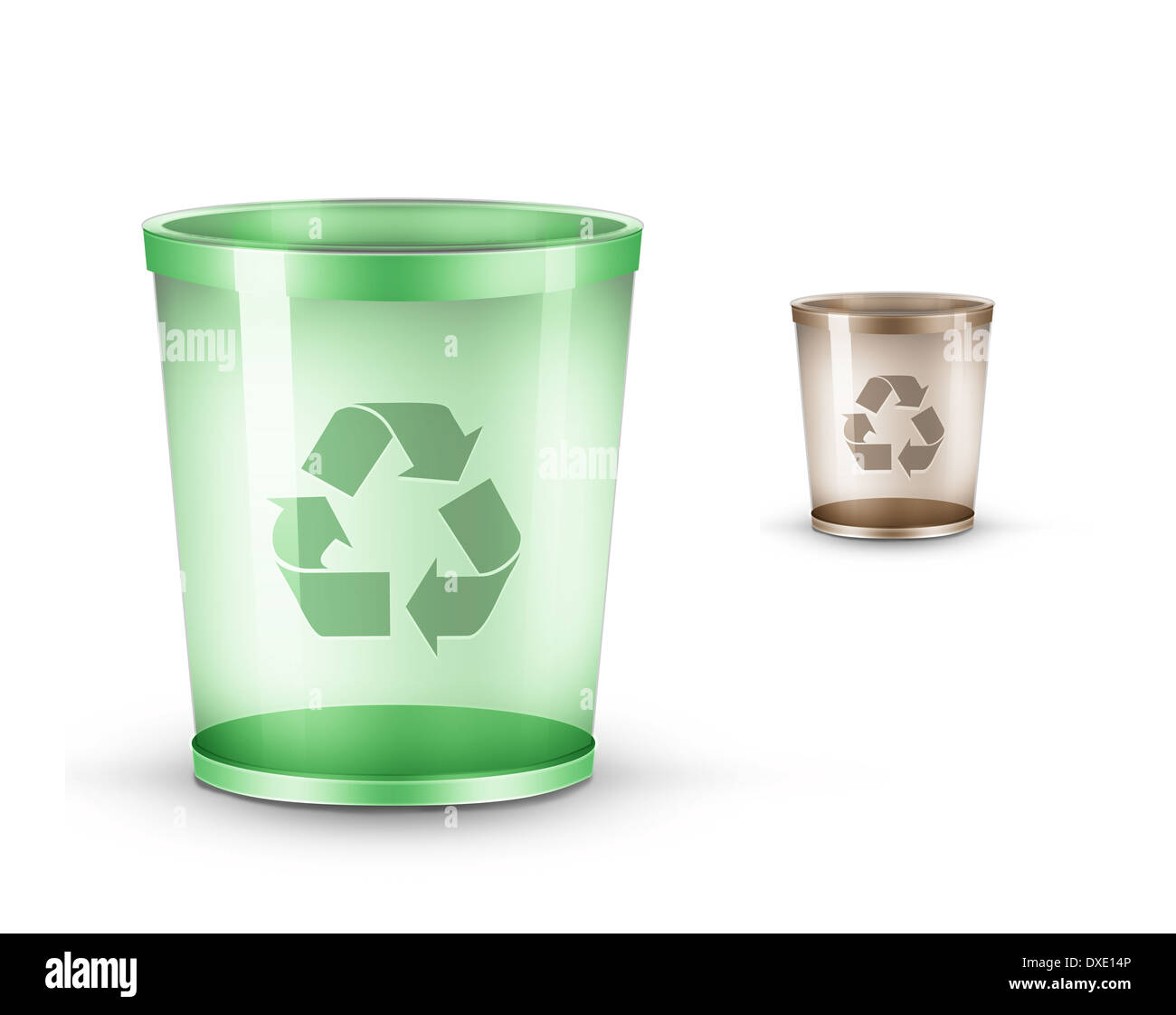 Recycle bin computer Cut Out Stock Images & Pictures Alamy