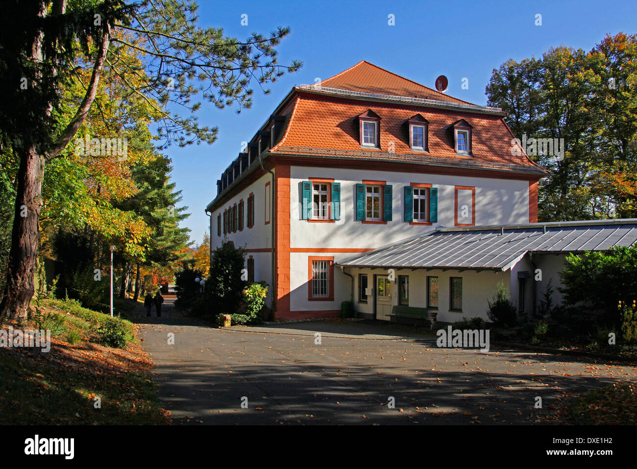 Engelthal Abbey, Benedictine nunnery, guesthouse, Altenstadt, Wetterau region, Hesse, Germany Stock Photo