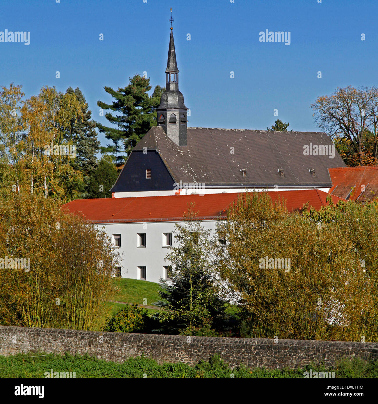 Engelthal Abbey, Benedictine nunnery, Altenstadt, Wetterau region, Hesse, Germany, Stock Photo