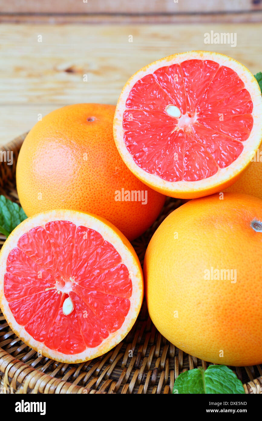 Red pomelo grapefruit hires stock photography and images Alamy