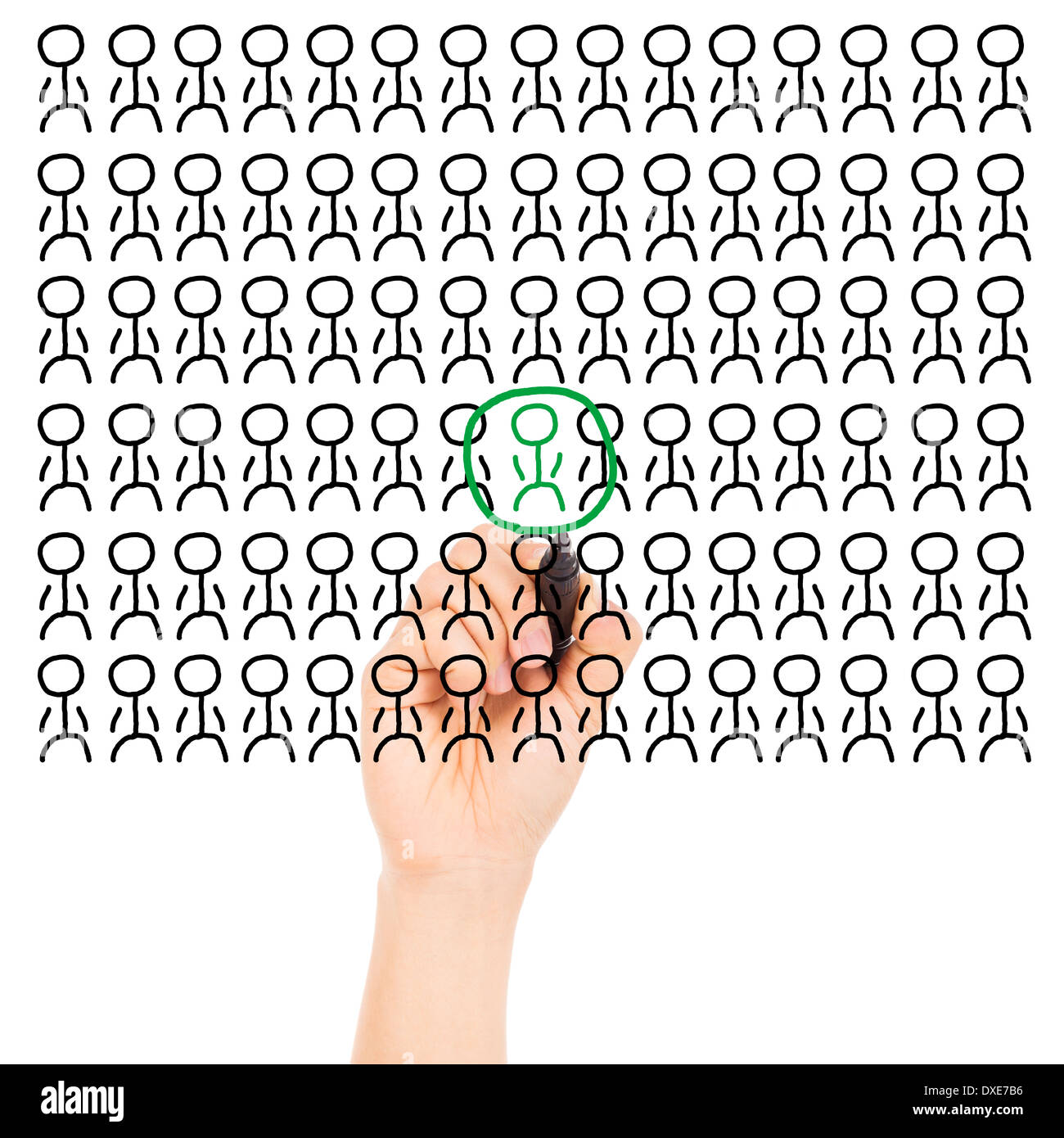 Select person Cut Out Stock Images & Pictures - Alamy