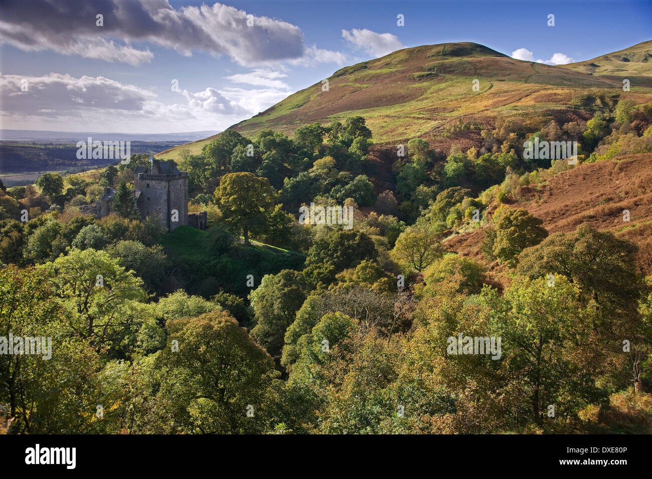 Castle Campbell, Dollar Glen, Clackmannanshire Stock Photo