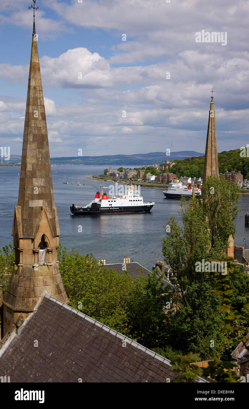 Both the M.V.Bute & Argyle seen here at Rothesay, Isle of Bute, Argyll Stock Photo
