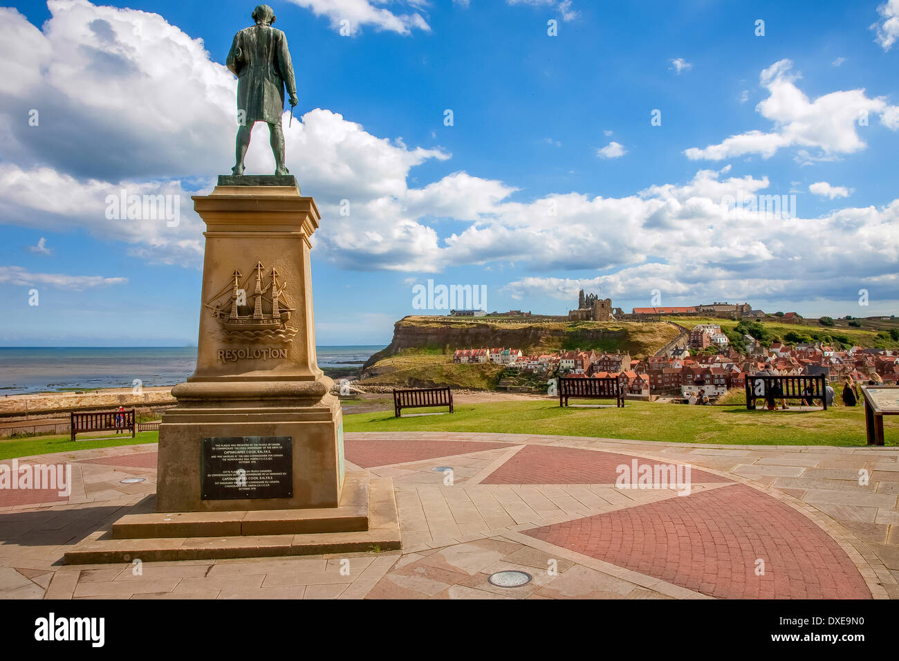 Statue von Captain Cook