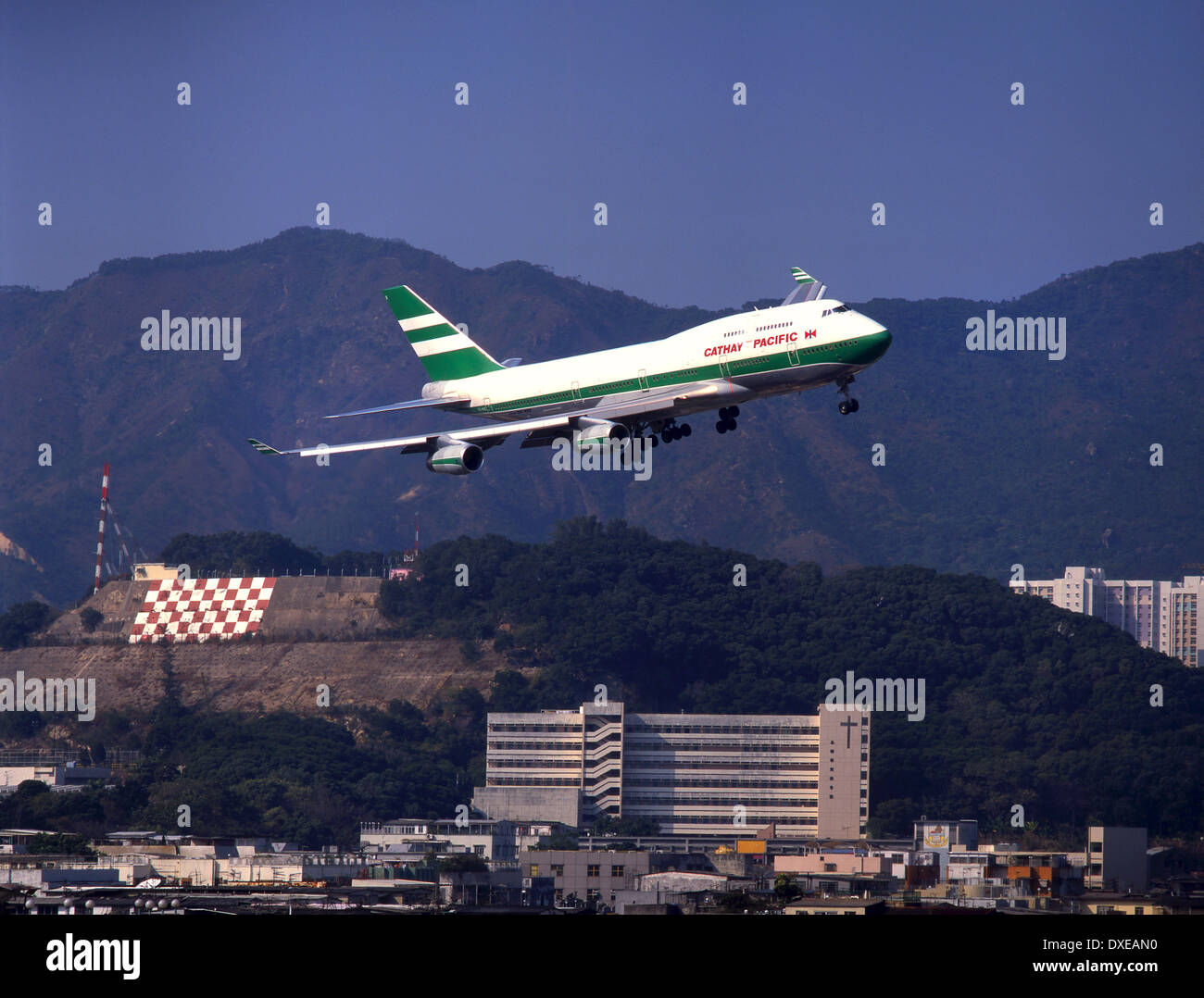 Cathay Pacific B747-400 Stock Photo