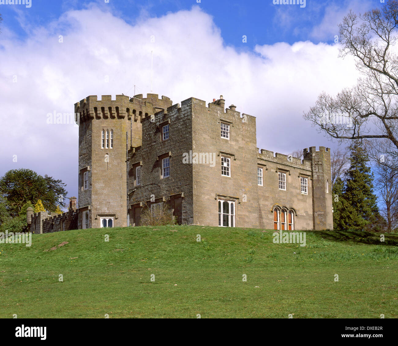 Balloch castle in Balloch country park West Dunbartonshire Stock Photo