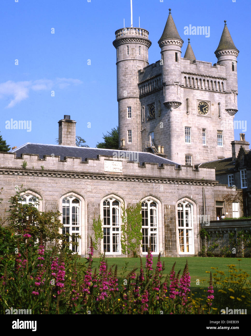 Balmoral castle, Scots baronial architecture, Aberdeenshire. Stock Photo