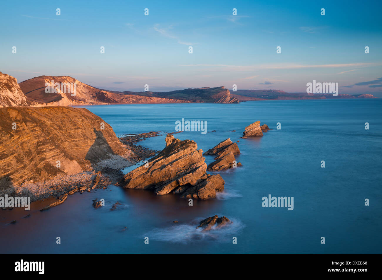 Mupe Bay, Jurassic Coast, Dorset, England, UK Stock Photo