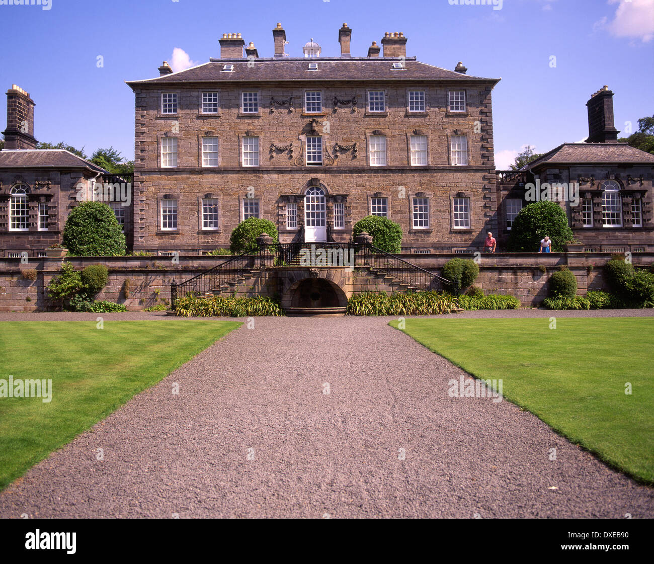 Pollok House, The 1752 home of the Maxwell nr Glasgow.Burrell Collection.city of glasgow, Stock Photo