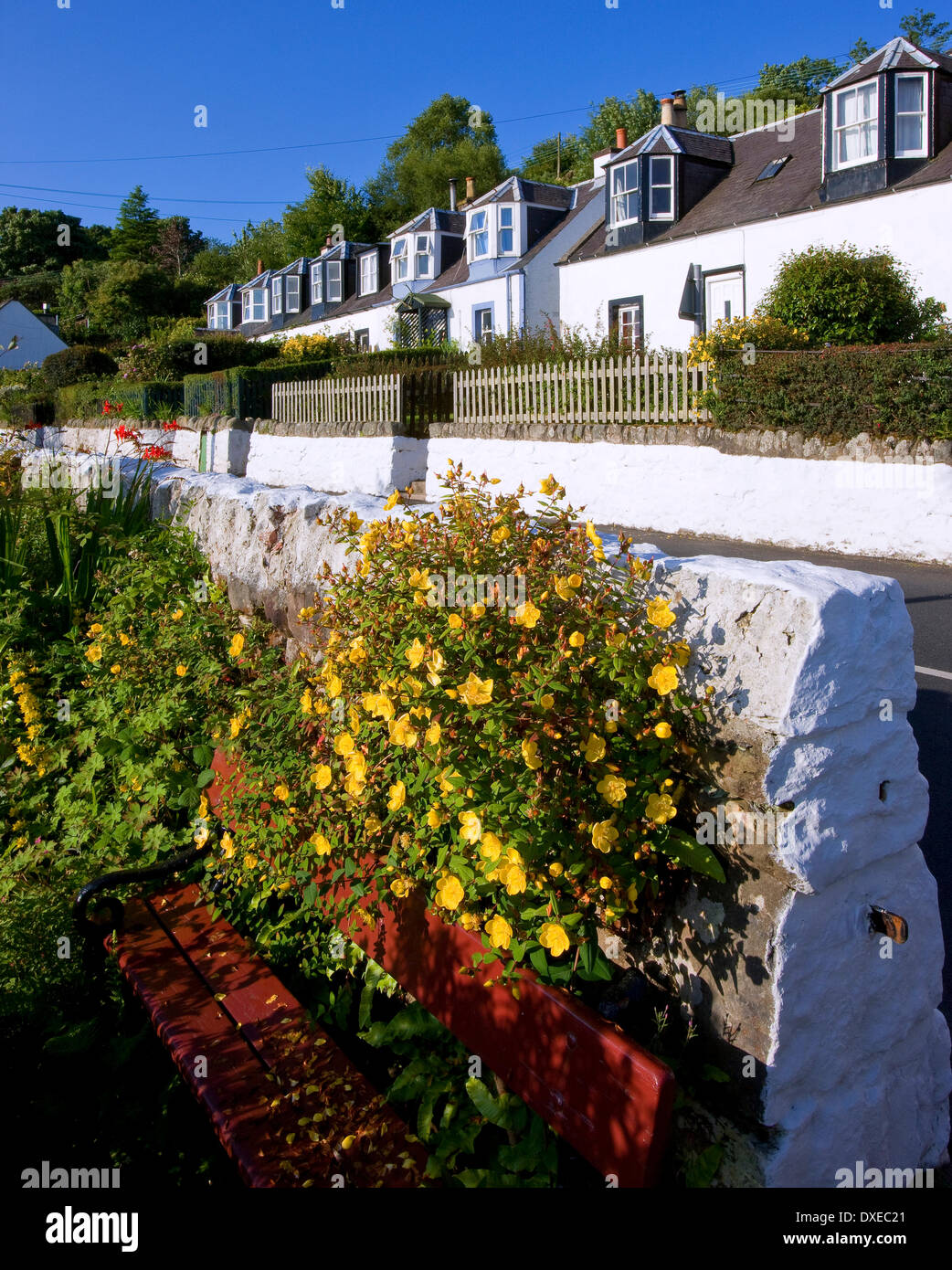 Corrie Village, Isle of Arran Stock Photo Alamy