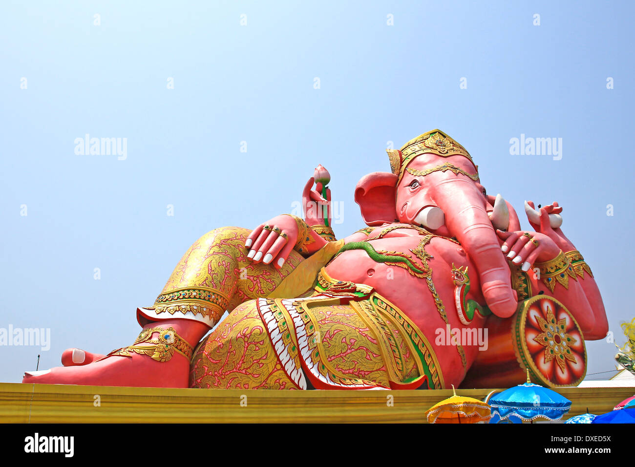 The biggest Ganesha statue in temple,Thailand Stock Photo Alamy