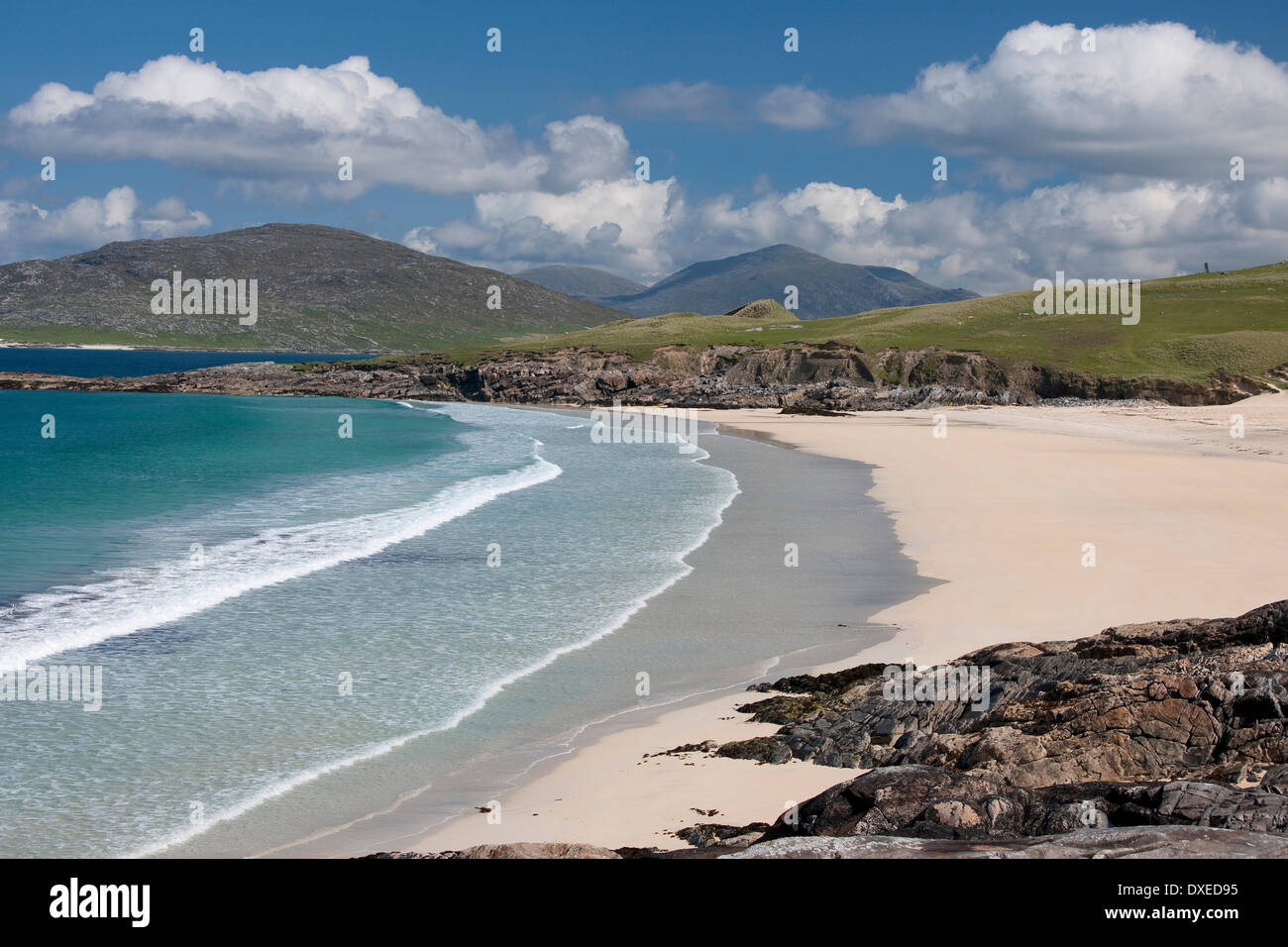 Beautiful beaches, south Harris, Outer Hebrides Stock Photo