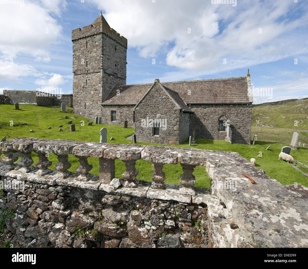 St Clements Church, Isle of Harris Stock Photo Alamy