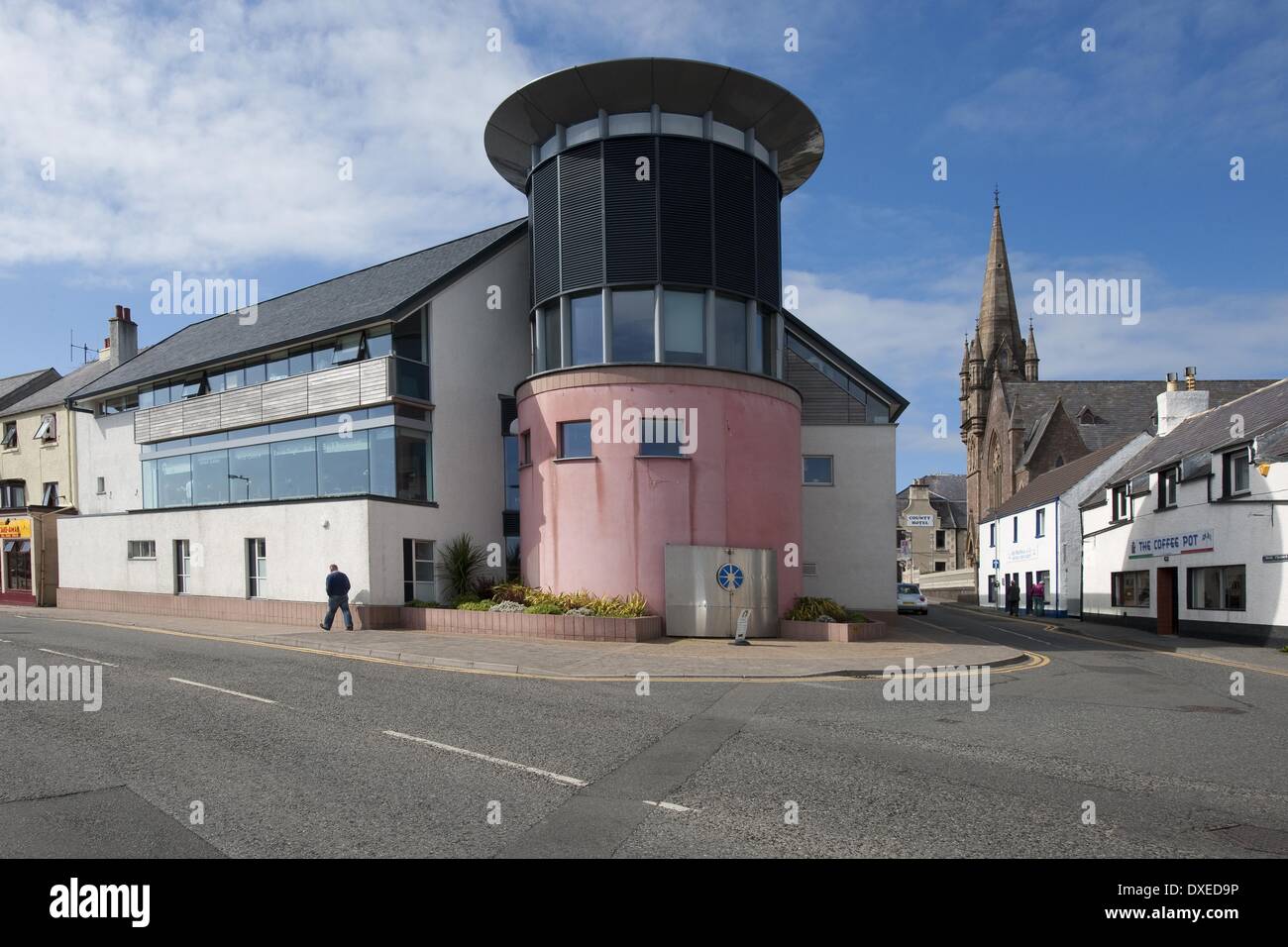 The An Lanntair Gallery, Stornoway, Isle of Lewis Stock Photo