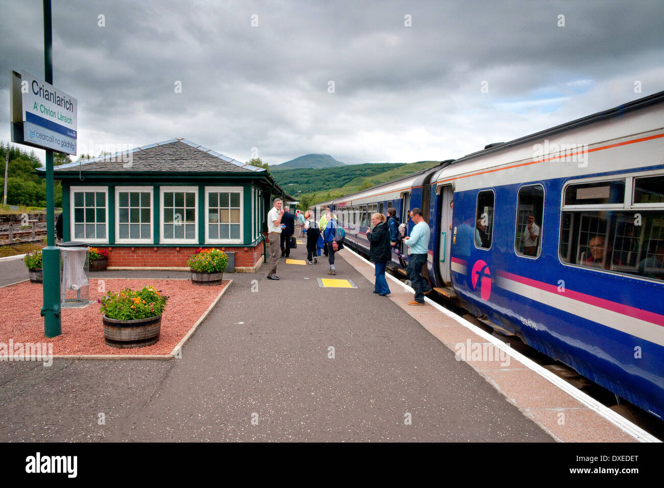 Crianlarich Station, West Highland Railway Stock Photo 67930096 Alamy