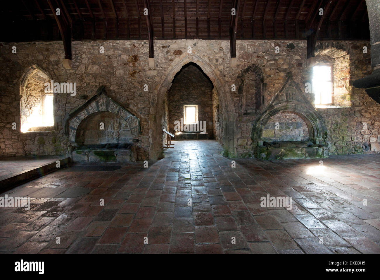 Interior of St Clements Church, Rodel, Isle of Harris,outerhebrides