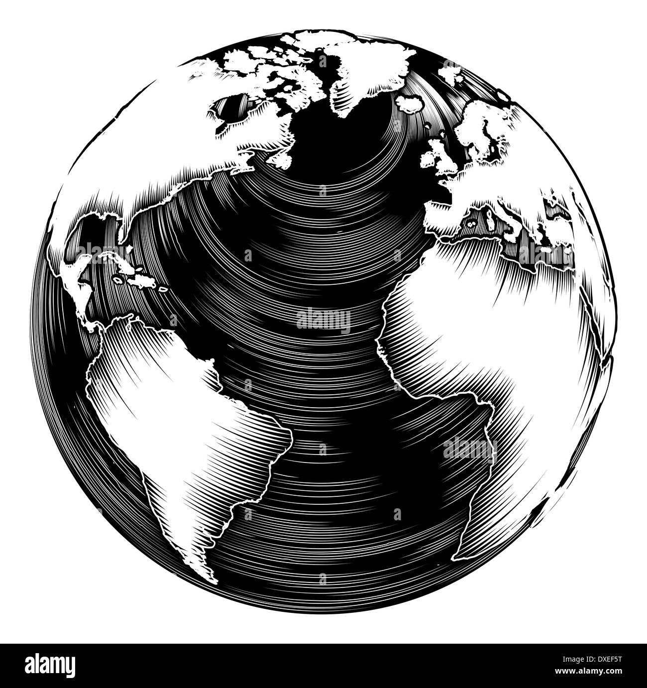 Globe lines Black and White Stock Photos & Images Alamy
