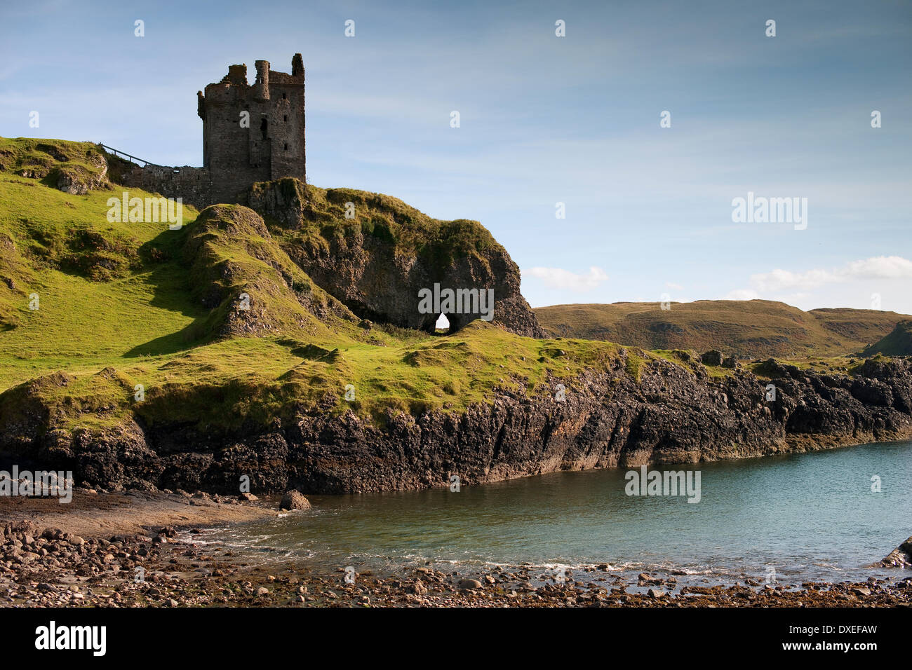 The Clan MacDougall stronghold of Gylen Castle, Isle of Kerrera, Argyll