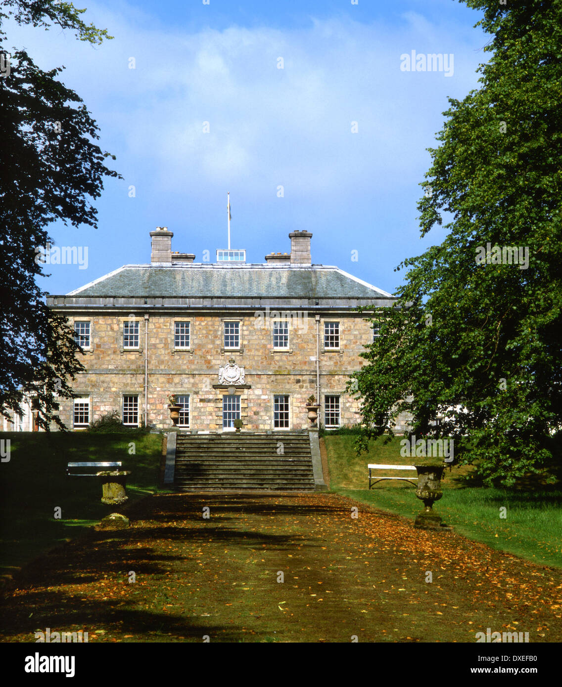 Haddo House designed by william Adam in 1736, Tarvers, Aberdeenshire. Stock Photo