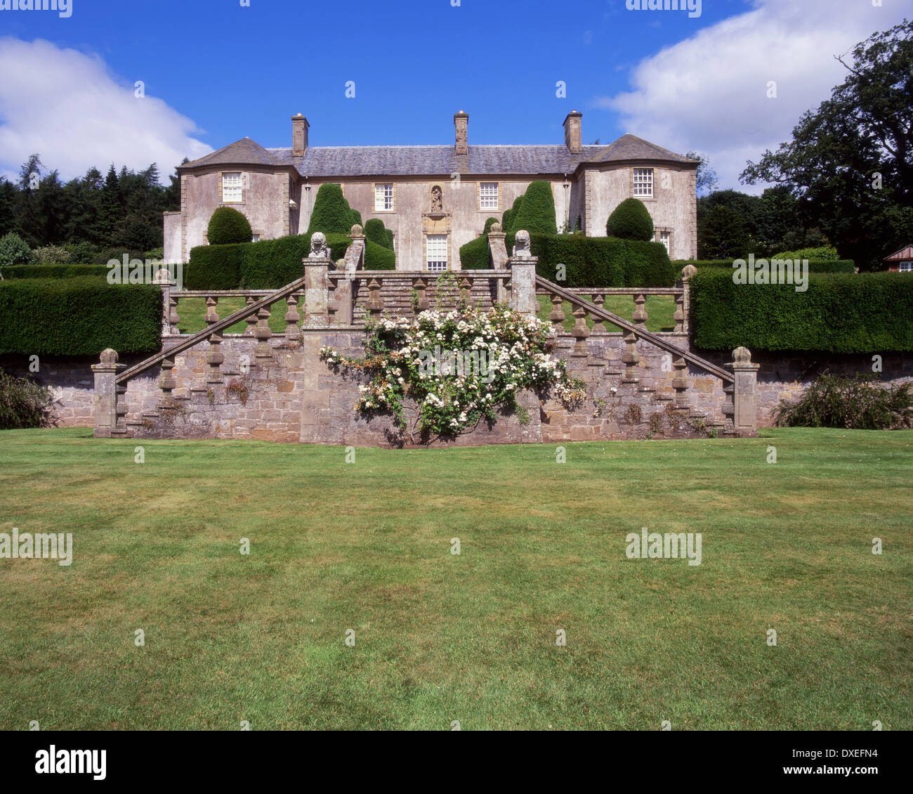 The National Trust for Scotland property,  Hill of Tarvit mansion house, Cupar, Fife Stock Photo