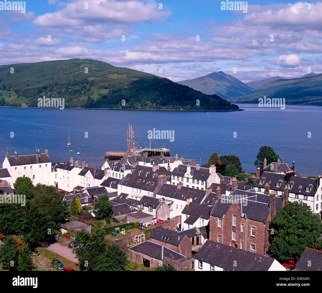 Inveraray and loch Fyne, Argyll Stock Photo Alamy