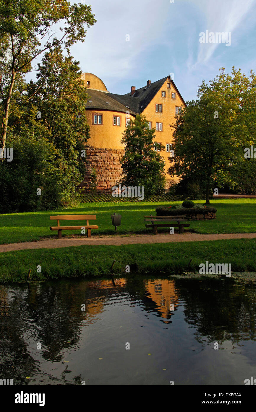 Castle, was built 1541-1573, Burgjoss, part of Jossgrund, Spessart ...