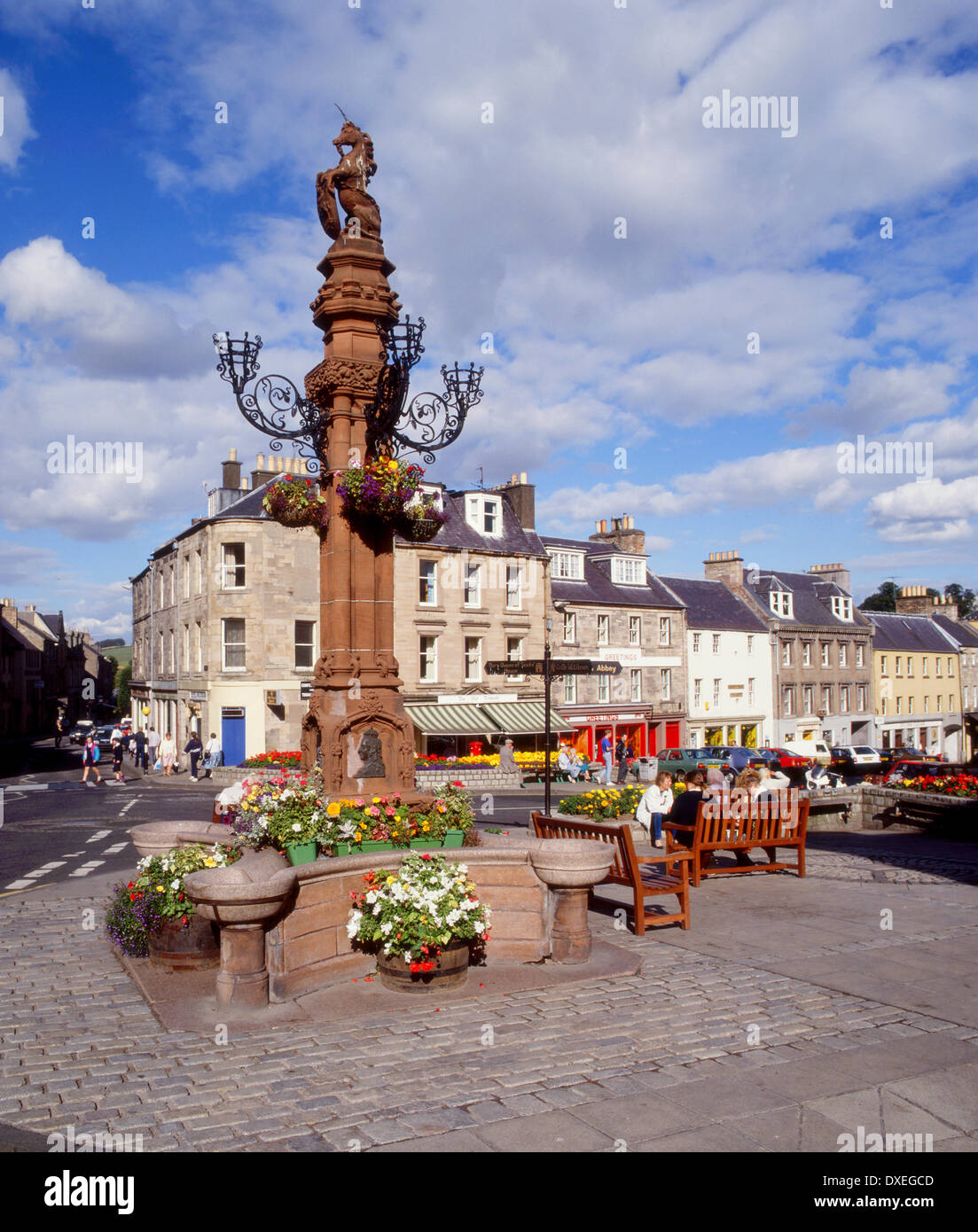 Town jedburgh scottish borders scotland hires stock photography and